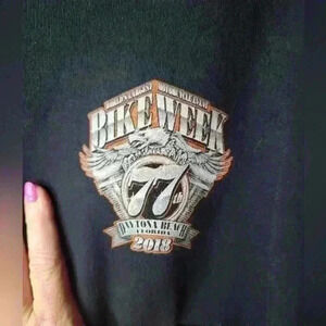 2018‎ Daytona bike week zipper hoodie with pockets. Size 3XL